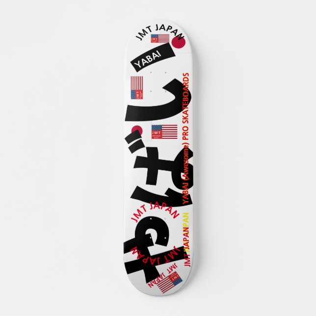 JMT JAPÃO YABAI 7 3/4" Deck de Skateboard (Frente)