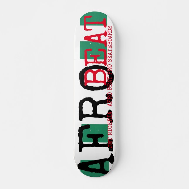 JMT NIGERIA AFRO BEAT 7, skateboard de 3/4 pol (Frente)