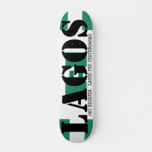 JMT NIGERIA LAGOS 7, 3/4", skateboard Deck