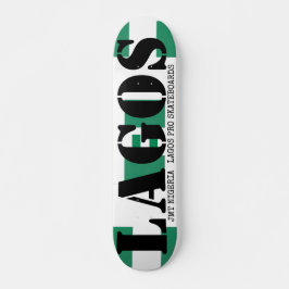 JMT NIGERIA LAGOS 7, 3/4", skateboard Deck