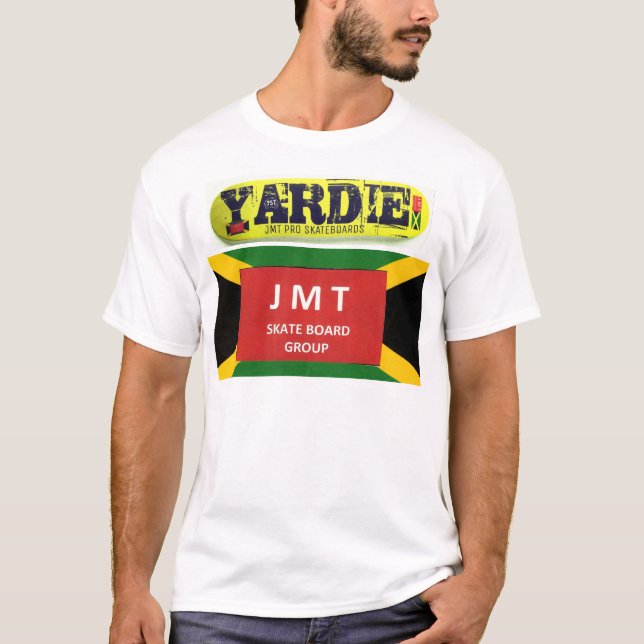 JMT SK8 MERCH YARDIE Camisa Básica Masculina (Frente)