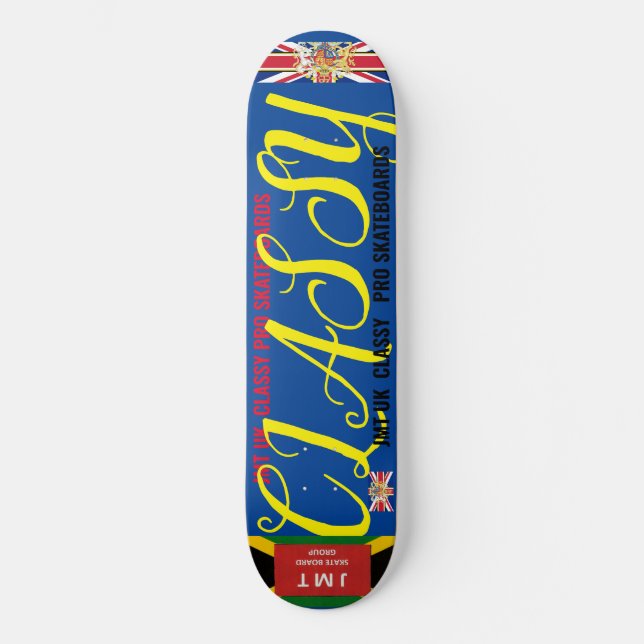 JMT UK  CLASSY 8 1/4" Prancha de Skate (Frente)