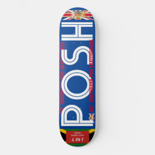 JMT UK POSH 8, 1/4", skateboard Deck