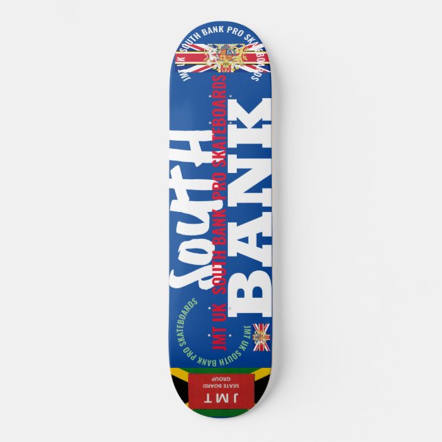 JMT UK SOUTH BANK  8 1/4" Deck de Skateboard (Frente)