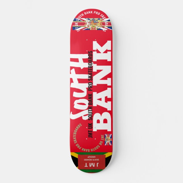 JMT UK SUUTH BANK 8 1/4" Skateboard Deck (Frente)