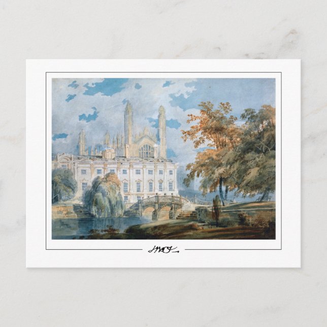 JMW Turner #9-2 - Cartão Postal de Arte (Frente)