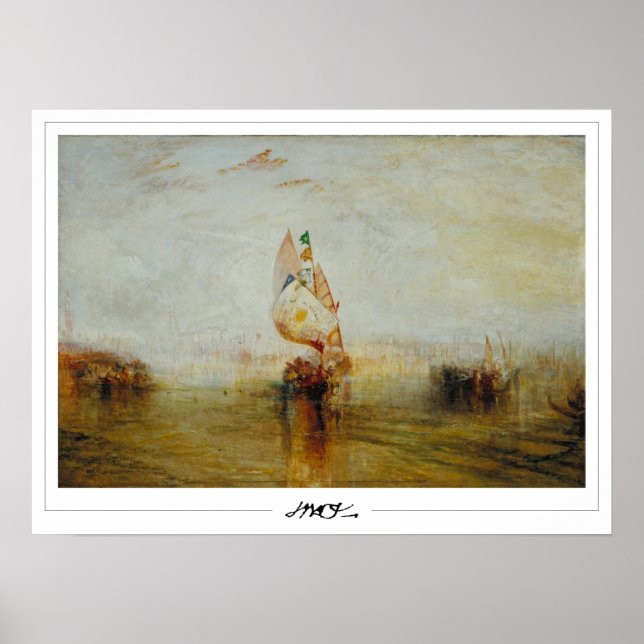 JMW Turner Zedign Art Poster nº 14-3 (Frente)