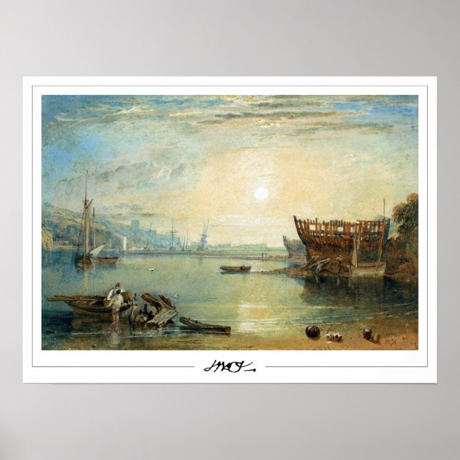 JMW Turner Zedign Art Poster nº 18-2 (Frente)