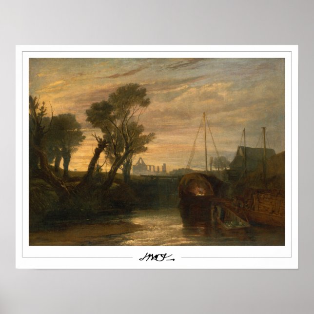 JMW Turner Zedign Art Poster nº 20-2 (Frente)