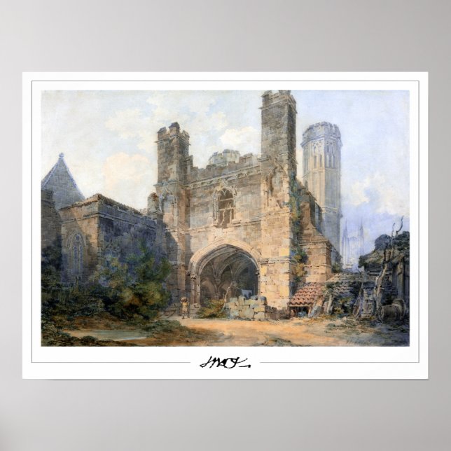 JMW Turner Zedign Art Poster nº 24 (Frente)