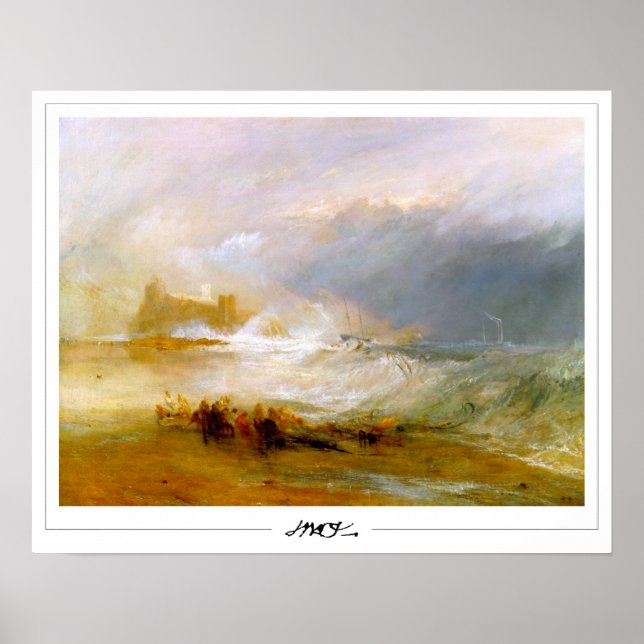 JMW Turner Zedign Art Poster nº 24-3 (Frente)