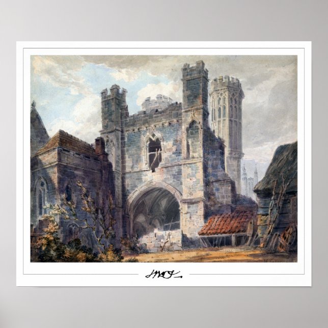 JMW Turner Zedign Art Poster nº 27-2 (Frente)