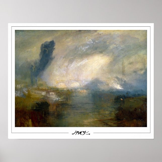 JMW Turner Zedign Art Poster nº 283-2 (Frente)