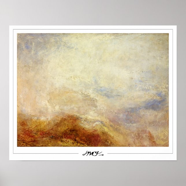 JMW Turner Zedign Art Poster nº 36-2 (Frente)