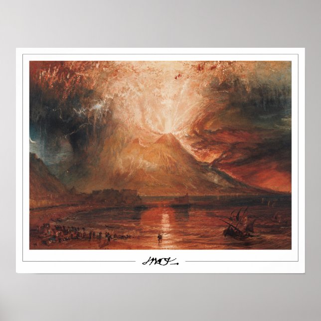 JMW Turner Zedign Art Poster nº 3-2 (Frente)