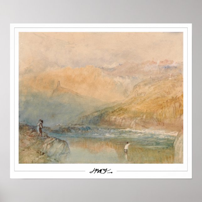 JMW Turner Zedign Art Poster nº 467-2 (Frente)