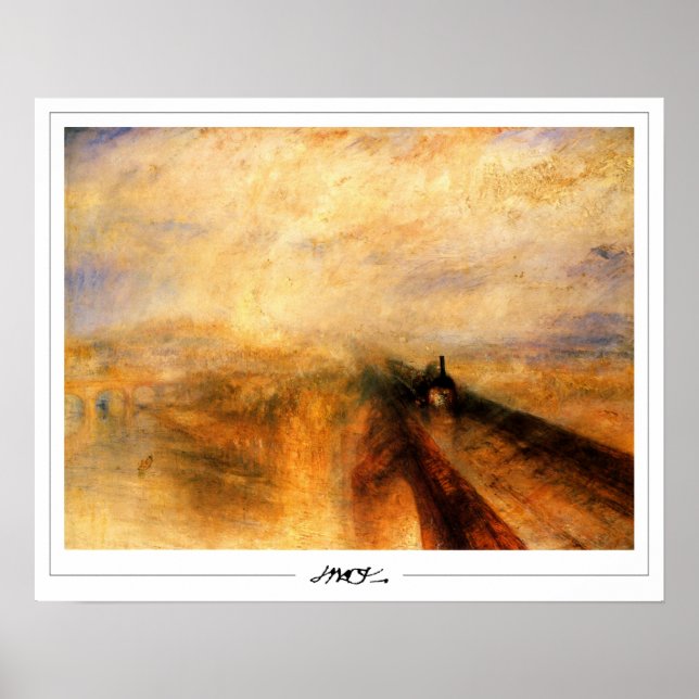 JMW Turner Zedign Art Poster nº 469-3 (Frente)