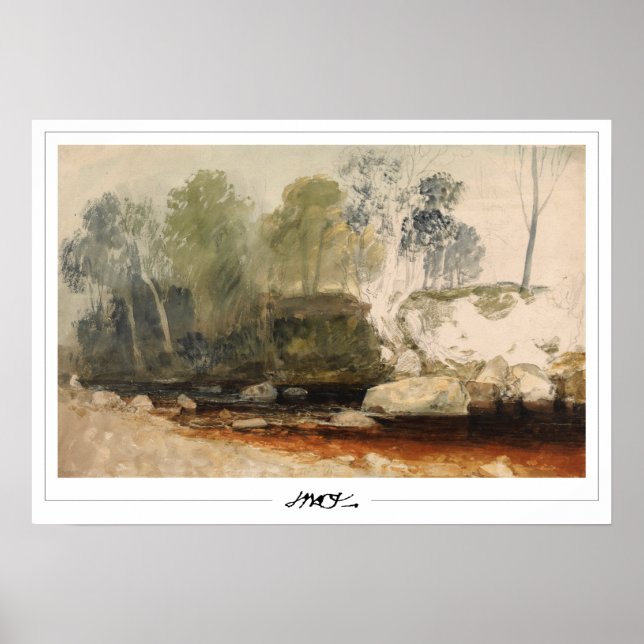 JMW Turner Zedign Art Poster nº 520-2 (Frente)