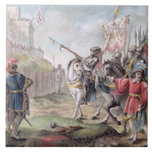 Joana do arco (1412-31) pede o inglês para sair