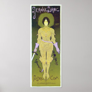 Joana do arco traja o poster da propaganda