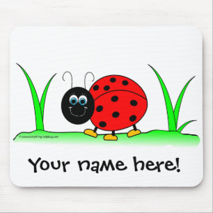 Joaninha personalizado Mousepad