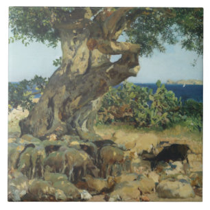 Joaquin Sorolla - a árvore de alfarroba