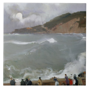 Joaquin Sorolla - Breakwater, San Sebastian