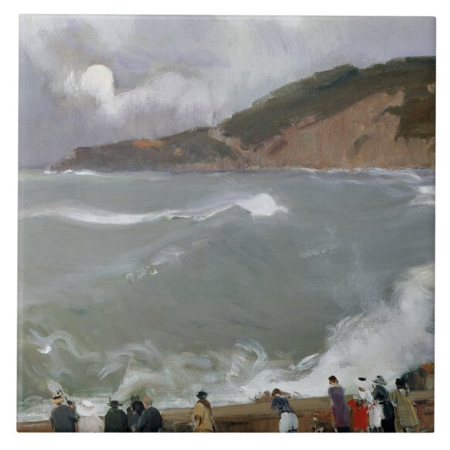 Joaquin Sorolla - Breakwater, San Sebastian (Frente)