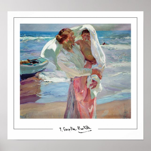 Joaquín Sorolla Zedign Art Poster nº 21 (Frente)