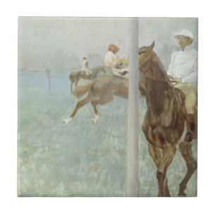 Jockeys Antes da Corrida por Edgar Degas