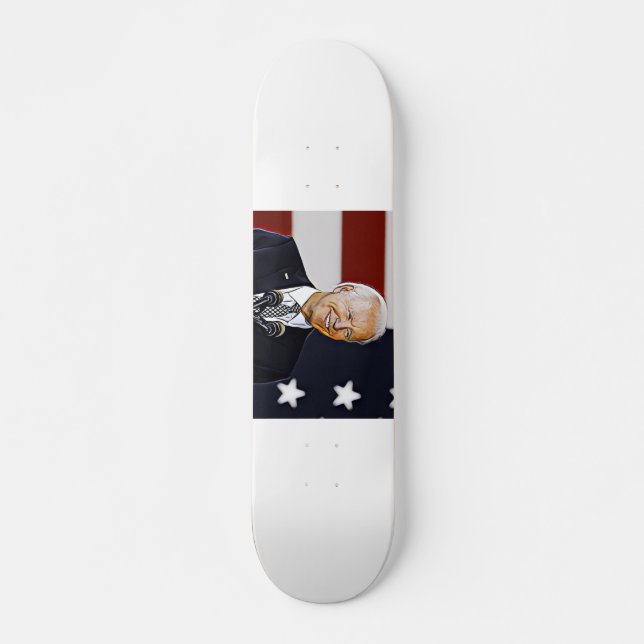 Joe Biden Art Skateboard (Frente)