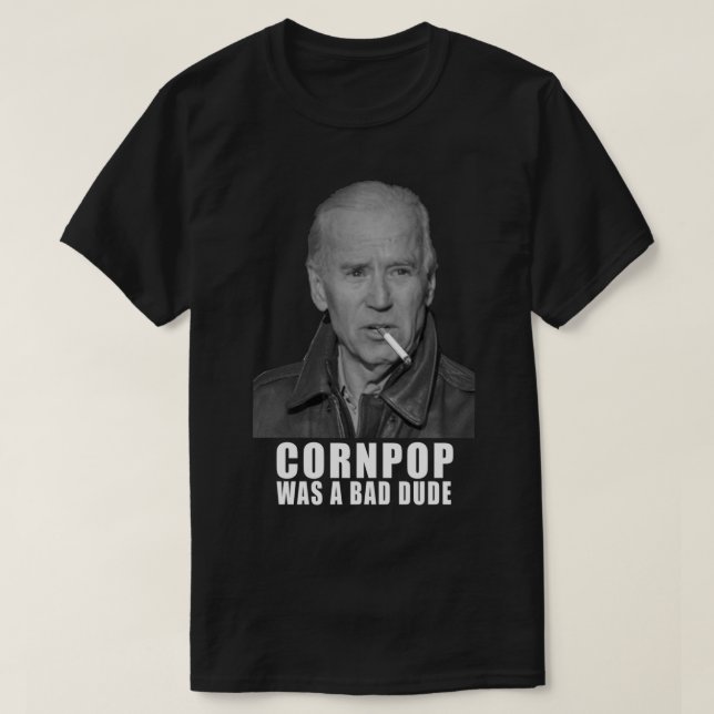 Joe Biden - Cornpop era um camiseta clássico do ti (Frente do Design)