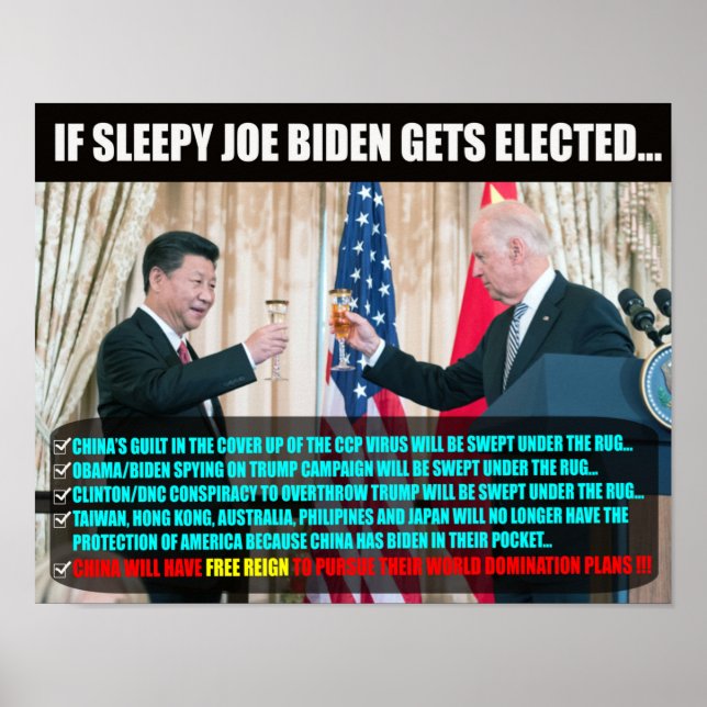 JOE BIDEN ELEIÇÃO POSTER (Frente)