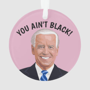 JOE BIDEN ENFEITES DE NATAL, VOCÊ NÃO É PRETO!