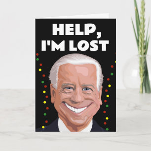 JOE BIDEN ENGRAÇADO, ESTOU PERDIDO, CARTÕES DE NAT