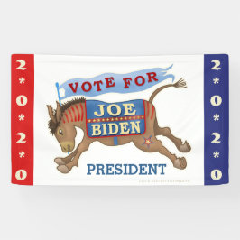 Joe Biden para o Presidente 2020 Democrat Donkey v