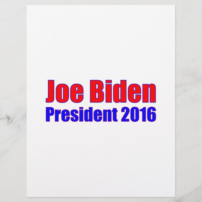 Joe Biden Presidente 2016 (Frente)