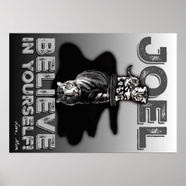 Joel, acredite em si mesmo! Poster personalizado