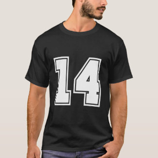 Jogador Camisas Número 14 Sem Quatro 14