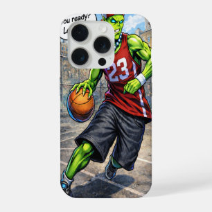 Jogador de Basquete Alien Urbano - Arte em Estilo
