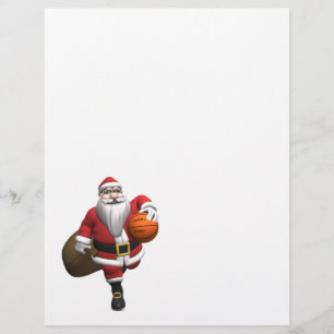 Jogador de Basquete do Papai Noel