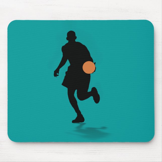 Jogador de basquetebol Mousepad (Frente)
