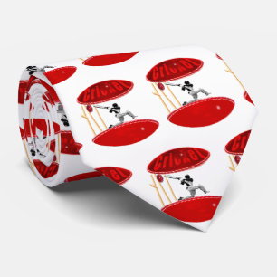 Jogador De Críquete Numa Bola De Críquete, Gravata