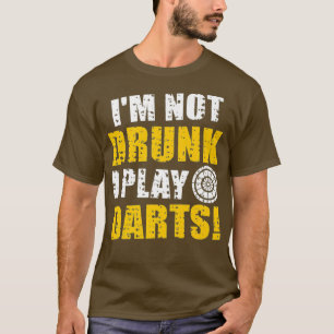 Jogador de Dart Engraçado Camisa Legal Equipe Pres