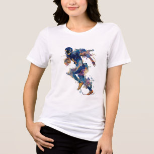 Jogador de Futebol Americano Abstrato Arte de Ti