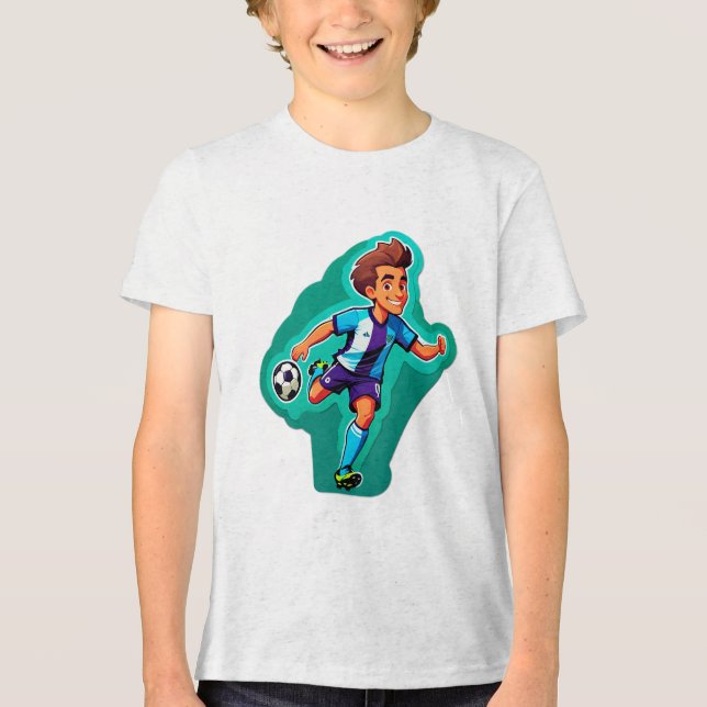 Jogador de Futebol de Desenho Animado (Frente)