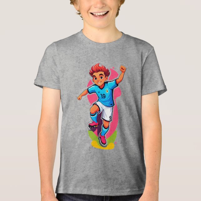 Jogador de Futebol de Desenho Animado (Frente)