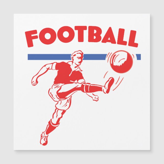 Jogador de futebol dos anos 50 (Frente)