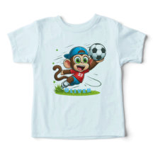 Jogador de Futebol Macaco Fofo