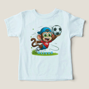 Jogador de Futebol Macaco Fofo